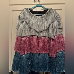 Glitter Fringe Jacket